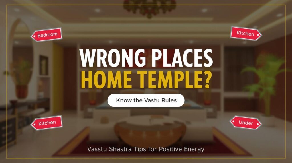 घरामधील देवघराची व्यवस्था